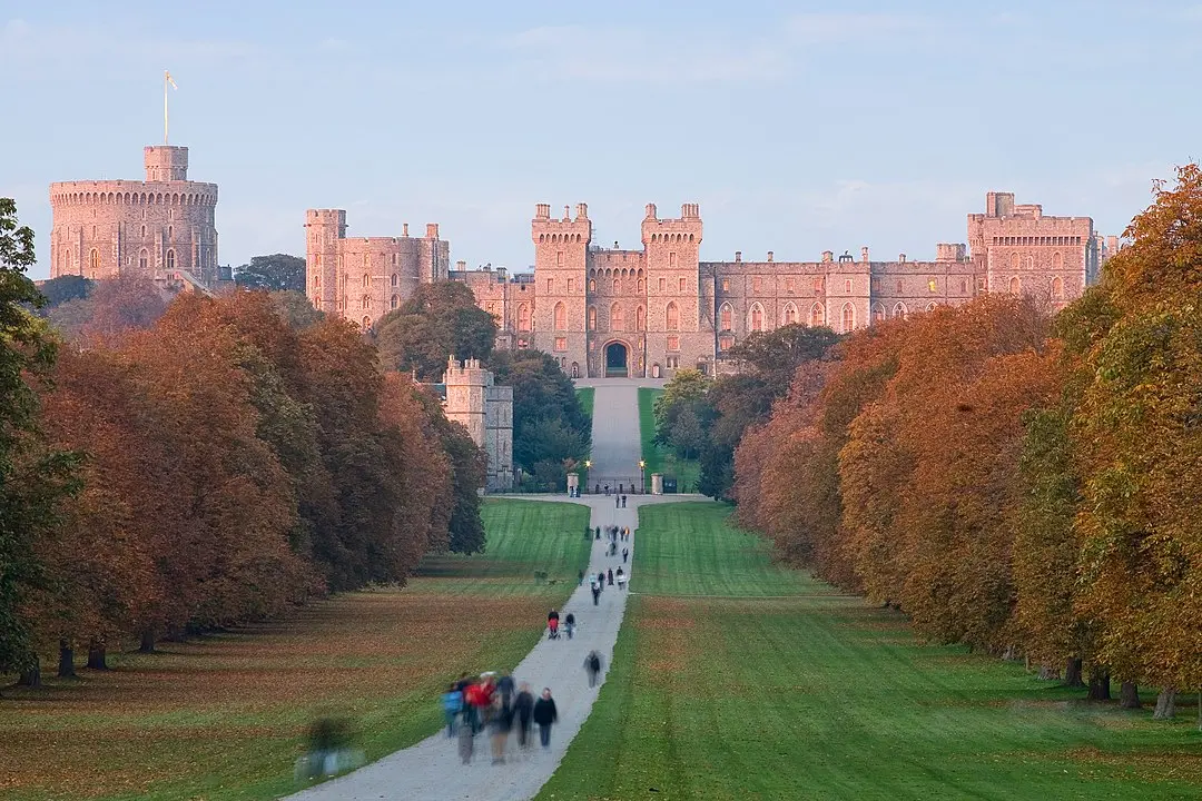 Windsor Castle at sunset